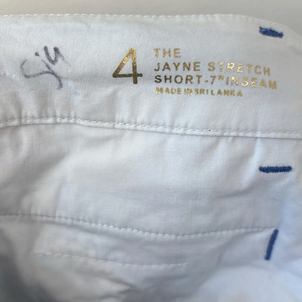 Lilly Pulitzer The Jayne Stretch Short 7” Inseam Deep Indigo Joy Ride Size 4 - Picture 8 of 9